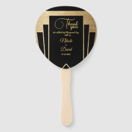 Art Deco Gatsby Wedding Fächer