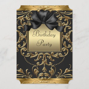Art Deco Geburtstagsparty Einladung