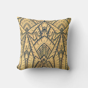 Art Deco Geo Architektur-Kissen Kissen