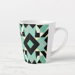Art Deco Geometric 12oz Tasse