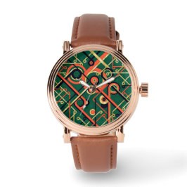 Art Deco Geometric Armbanduhr