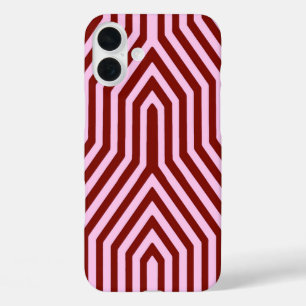 Art Deco Geometric - bordeauxrot und rosa title_seo2