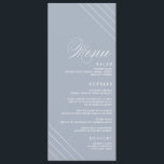 Art Deco Geometric Diamond Wedding Menu Card Menükarte<br><div class="desc">Herrliche,  auf dem Trend stattfindende Einladungen mit einem geometrischen,  diamanten Design. Der gesamte schwarze Text hebt sich durch dieses Design hervor. Ideal für eine Art-Deko oder ultra-Mod Hochzeit sind sie klassisch und klassisch mit einer schicken geometrischen Touch.</div>