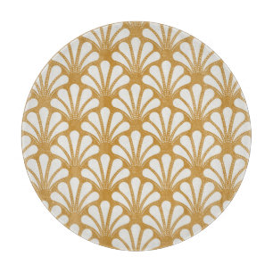 Art Deco Geometric Sea Muschel Schneidebrett