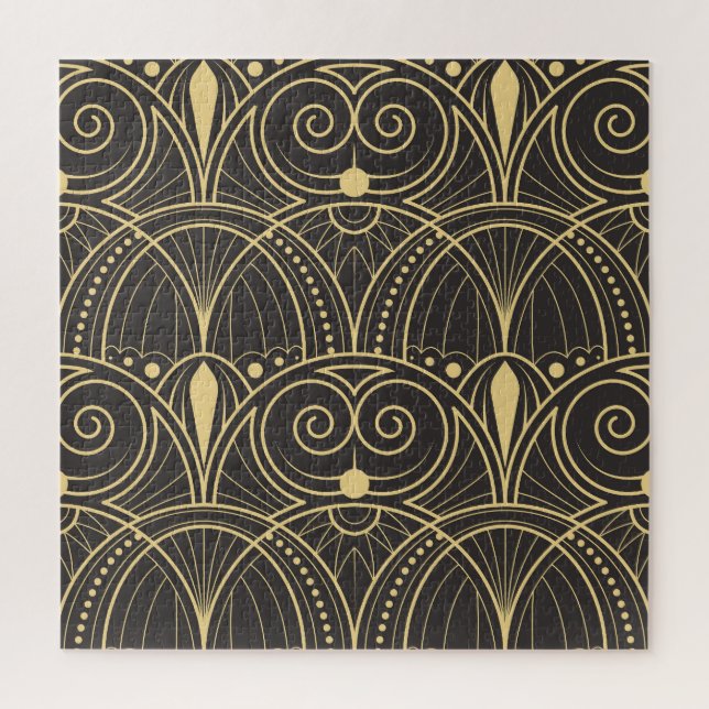 Art Deco Geometric Tiles Luxury. (Vertikal)