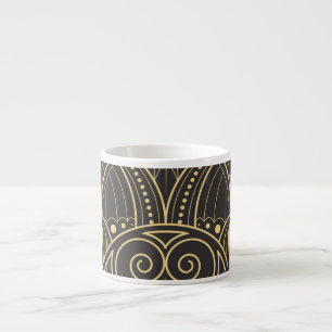 Art Deco Geometric Tiles Luxury. Espressotasse