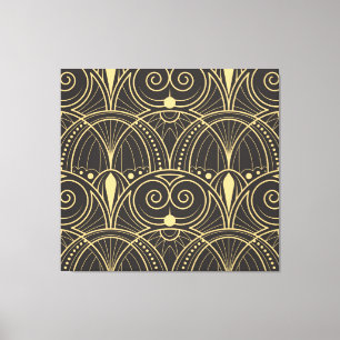 Art Deco Geometric Tiles Luxury. Leinwanddruck