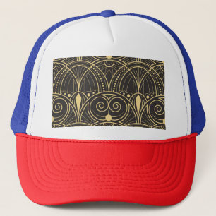 Art Deco Geometric Tiles Luxury. Truckerkappe