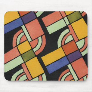 Art Deco Geometrie Muster - Mousepad