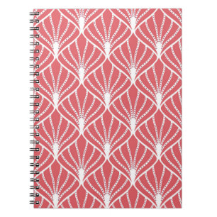 Art Deco, geometrisch nahtloses Muster. Notizblock
