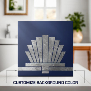 Art Deco geometrische Form des Lüfters - Hintergru Fliese