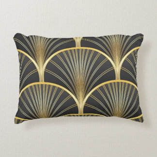 Art Deco Geometrische Textur Illustration Dekokissen