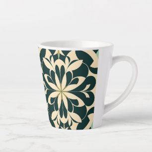 Art Deco Geometrischer 12oz Becher Milchtasse