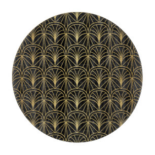 Art Deco Geometrisches Minimalistisches Muster Schneidebrett
