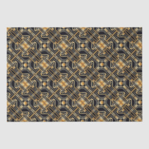 Art Deco, geometrisches Muster Seidenpapier