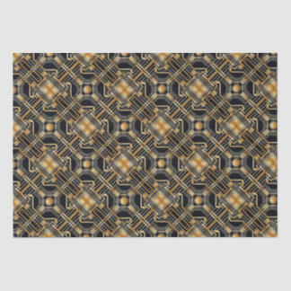 Art Deco, geometrisches Muster Seidenpapier