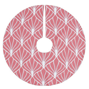Art Deco, geometrisches nahtloses Muster. Polyester Weihnachtsbaumdecke