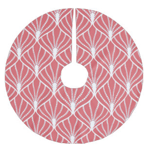 Art Deco, geometrisches nahtloses Muster. Polyester Weihnachtsbaumdecke