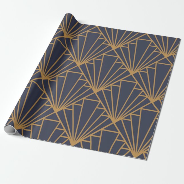 Art Deco Geschenkpapier (Ungerollt)
