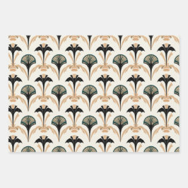 Art Deco Gift Wrap Geschenkpapier Set