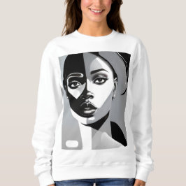 Art Deco Girl Sweatshirt