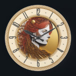 Art Deco Giro Große Wanduhr<br><div class="desc">Großartiges Uhrendesign. Du wirst es wie andere Liebe bekommen. Sie können dieses Design auch für andere Produkte verwenden, die Sie mögen, oder Ihren Text anpassen und hinzufügen. Folgen Sie mir für mehr. Vielen Dank. Ich wünsche Ihnen einen schönen Tag.</div>