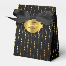 Art Deco Glam Golden Gastgeschenk Hochzeit Vielen  Geschenkschachtel