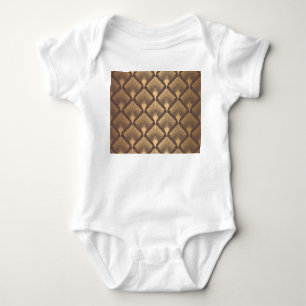 Art-Déco-Glamour: Goldene Skalen. Baby Strampler