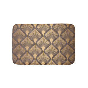 Art-Déco-Glamour: Goldene Skalen. Badematte