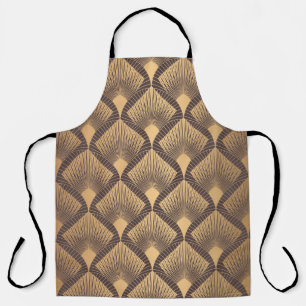 Art-Déco-Glamour: Goldene Skalen. Schürze