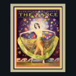 Art Deco "Glorifying the Dance" Poster 16 x 20<br><div class="desc">Vintag Art Deco Cover für The Dance Magazin Cover Cover "Glorifying the Dance" Poster misst 16 x 20</div>