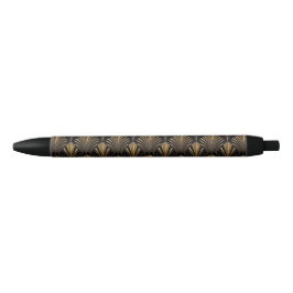 Art Deco Gold Pattern — Elegant Vintage Geometric  Kugelschreiber