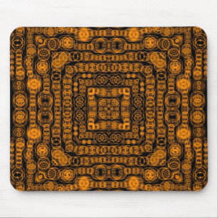 Art Deco Gold Retro Piazza della Riforma Abstrakte Mousepad