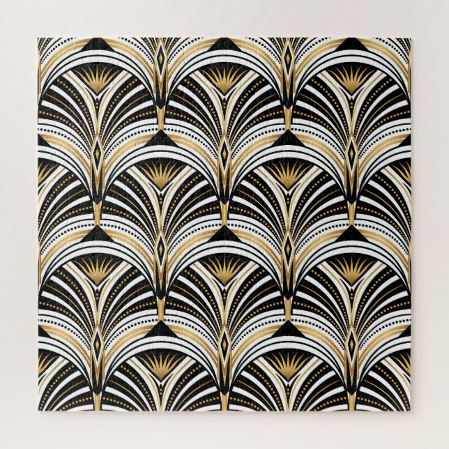 Art Deco Gold Schwarze Elegante (Vertikal)