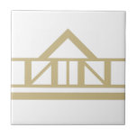 Art Deco Gold White Simple Geometric Border 02 Fliese<br><div class="desc">Chic Imitate Gold-und Weiß-Kunst Deko Stil einfache Dreieck geometrische Details verzieren dekorative Keramik Rand mit Linien. Bitte beachten Sie, dass Gold in diesem Design ein flach beigefarbener, gelber Farbdruck ist und keine Goldfarbe oder -folie ist. Das elegante und originelle Design, das sich perfekt für den Vintagen Stil des Deko eignet....</div>