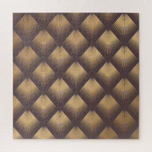 Art Deco Golden: Minimalistisch nahtlos