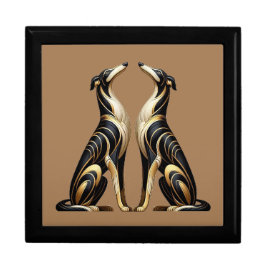 Art Deco Golden Splash Erinnerungskiste