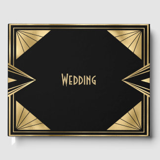 Art Deco Great Gatsby Wedding Gästebuch