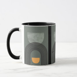 ART DECO GREY STYLING MUG TASSE