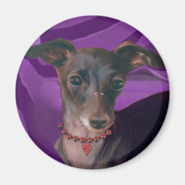 Art Deco Greyhound Kühlschrank Magnet