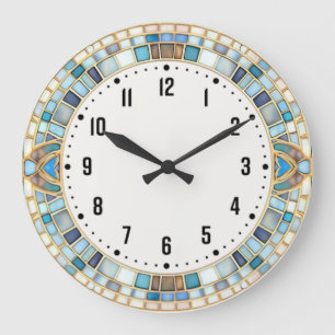 Art Deco Große Wanduhr