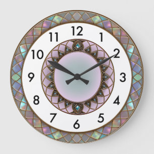 Art Deco Große Wanduhr
