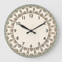 Art Deco Große Wanduhr