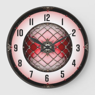 Art Deco Große Wanduhr