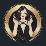 Art Deco Große Wanduhr<br><div class="desc">Großartiges Uhrendesign. Du wirst es wie andere Liebe bekommen. Sie können dieses Design auch für andere Produkte verwenden,  die Sie mögen,  oder Ihren Text anpassen und hinzufügen. Folgen Sie mir für mehr. Vielen Dank. Ich wünsche Ihnen einen schönen Tag.</div>