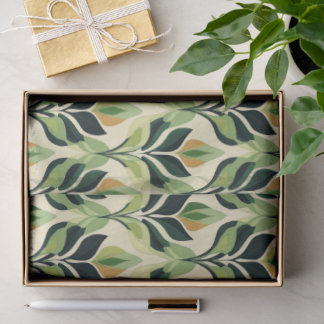 Art Deco Grünblatt-Tissue-Papiere Seidenpapier