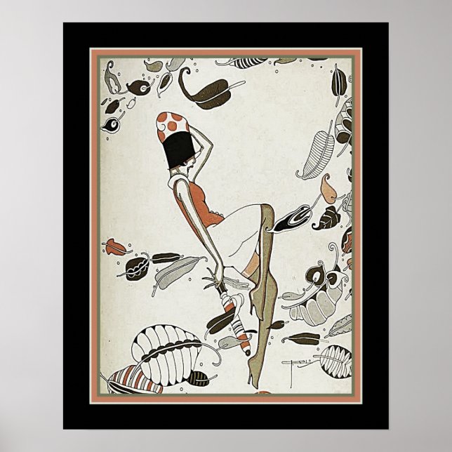 Art Deco/Grunge der 20er Jahre Poster (Vorne)