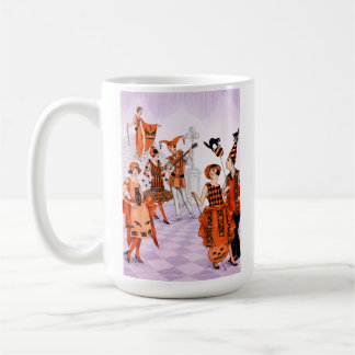 Art Deco Halloween Illustration – Vintage 1920s Kaffeetasse