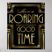 Art Deco HAT EINE GUTE ZEITSCHRIFT signieren Print