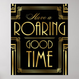 Art Deco HAT EINE GUTE ZEITSCHRIFT signieren Print Poster